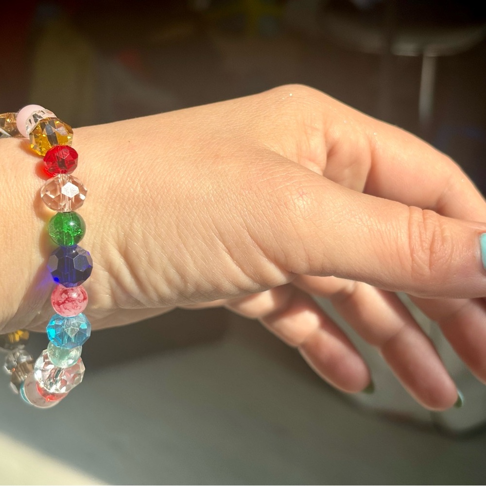 Handmade New ❤️ Multicolor Beaded Bracelet